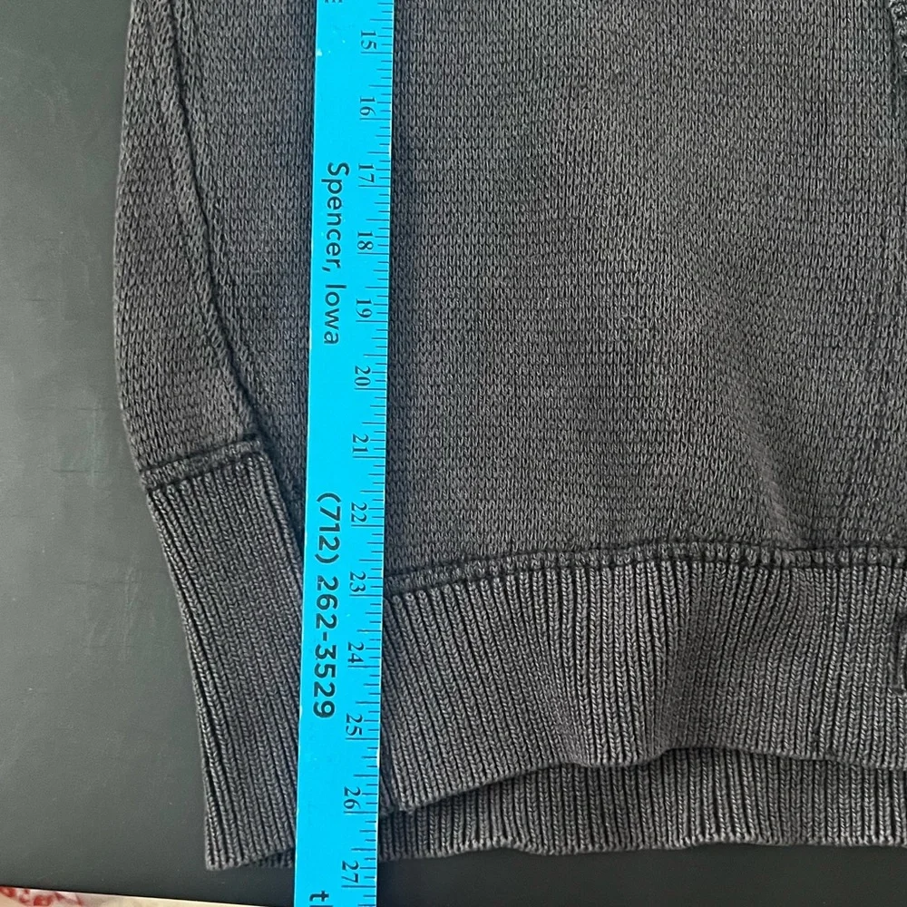 Free People Charcoal Knit Oversize Cardigan - Picture 5 of 5